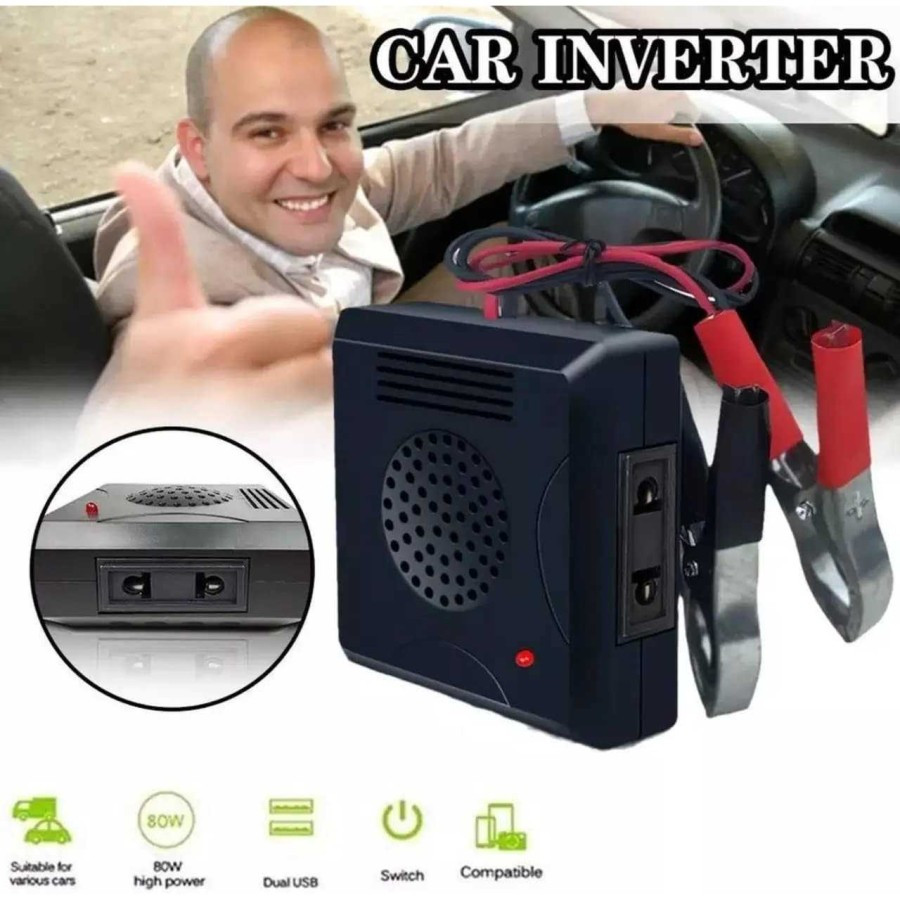 power inverter 180watt inverter 180w 12v to 220v inverter mobil mini