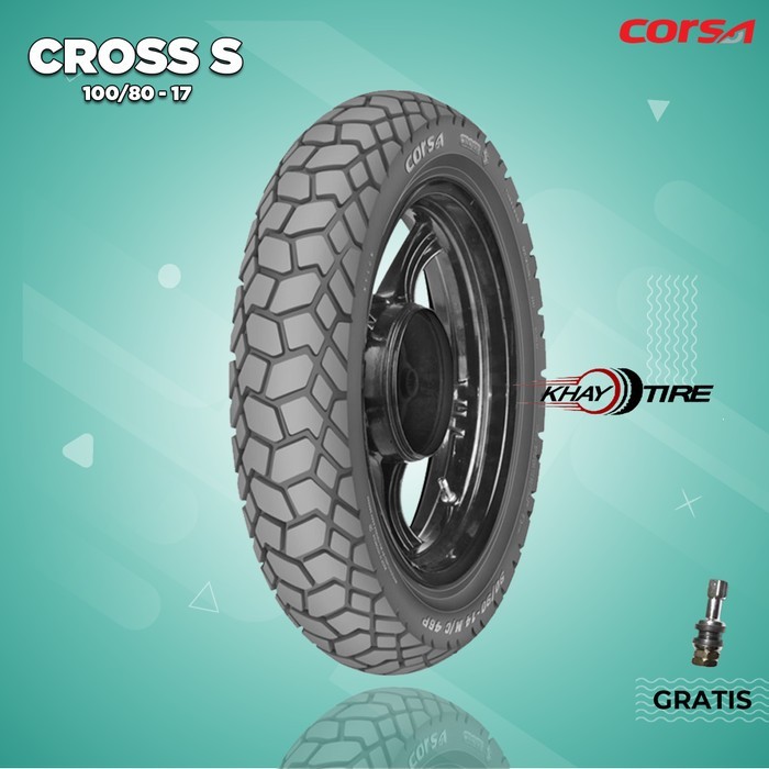 Ban Motor MOGE // CORSA CROSS S 100/80 Ring 17 Tubeless