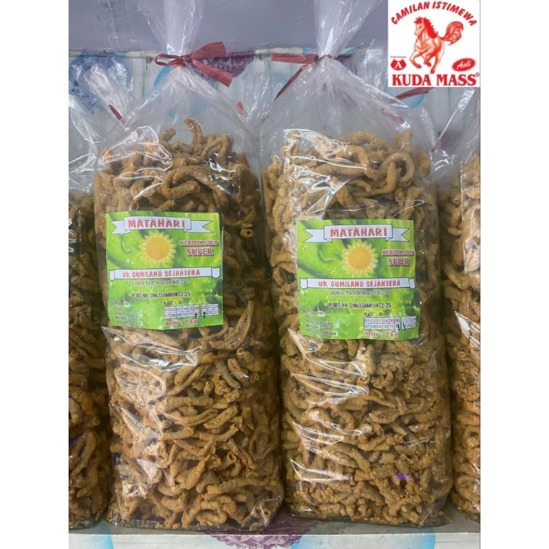 

KERIPIK USUS AYAM SUPER ORIGINAL 2 KG ASLI PRODUK UD KUDA MASS A MALANG JAWA TIMUR