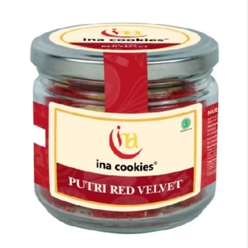 

ina cookies varian PUTRI RED VELVET [JAR], (ONLY JABODETABEK INSTANT SEND)