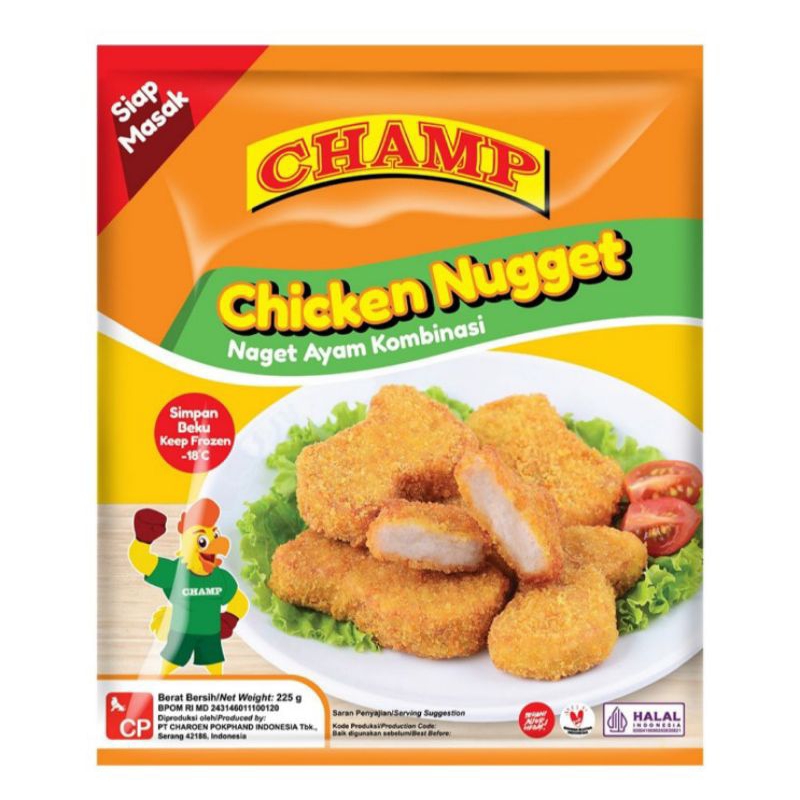 

Champ Naget Ayam 225 g - only sameday dan instan