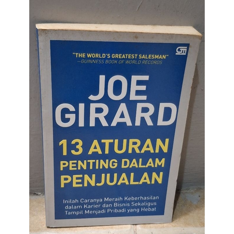 Joe Girard 13 aturan penting dalam Penjualan