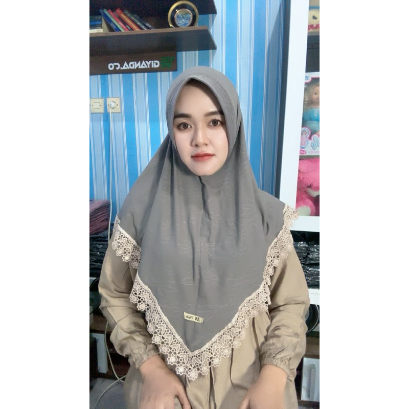 249 JILBAB INSTANT PED RENDA CORAK JERSEY AULIA DAN SN HIJAB