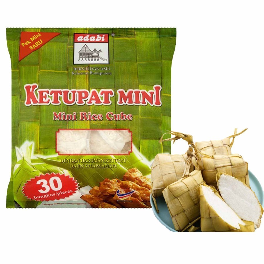 

KETUPAT MINI ADABI 600 GR [ 30 PCS x 20 GR ]