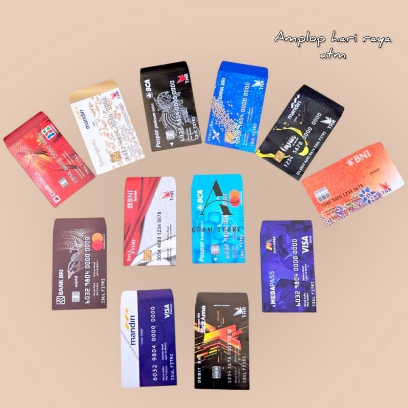 

Amplop lebaran Angpau lebaran ATM DF2 uk medium isi 100 lembar karakter mix gambar
