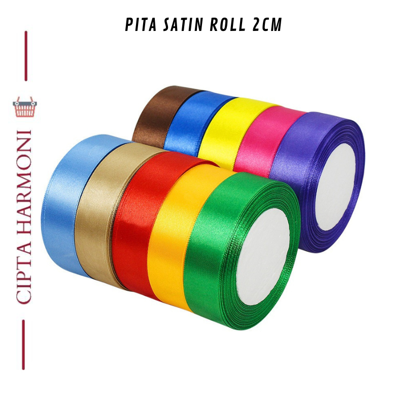 

PITA SATIN ROLL LEBAR 2CM POLOS Premium PT02