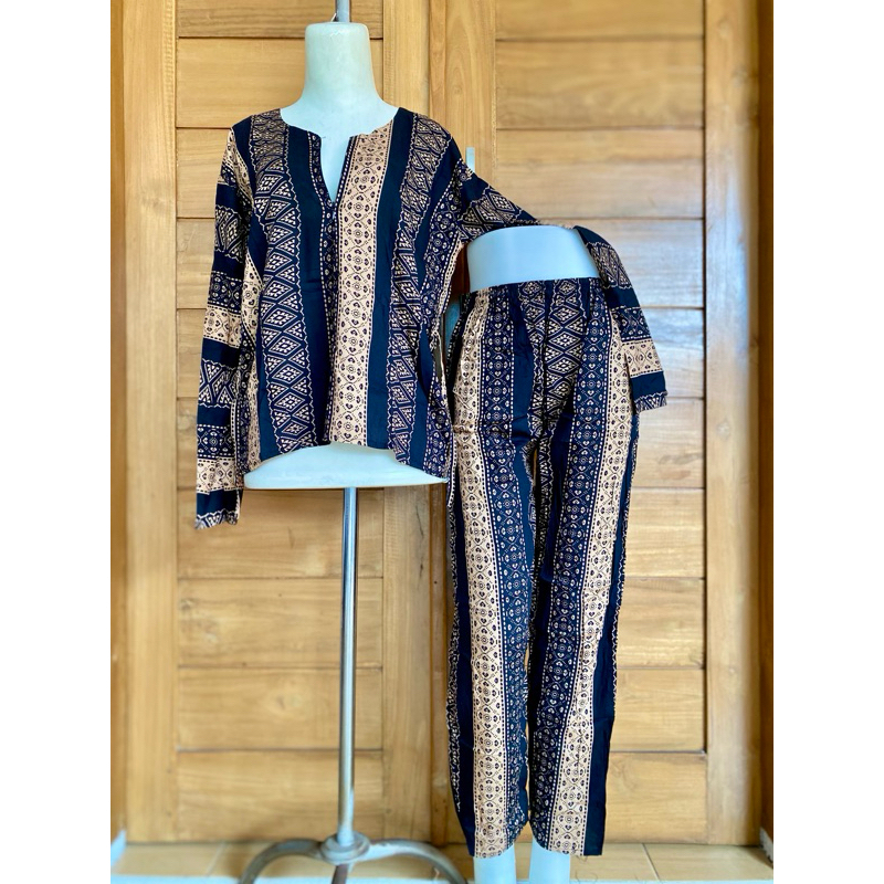 PAJAMAS SET XL / SETELAN CELANA PANJANG LENGAN PANJANG / ONE SET / PIYAMA / BAJU TIDUR / BABYDOLL