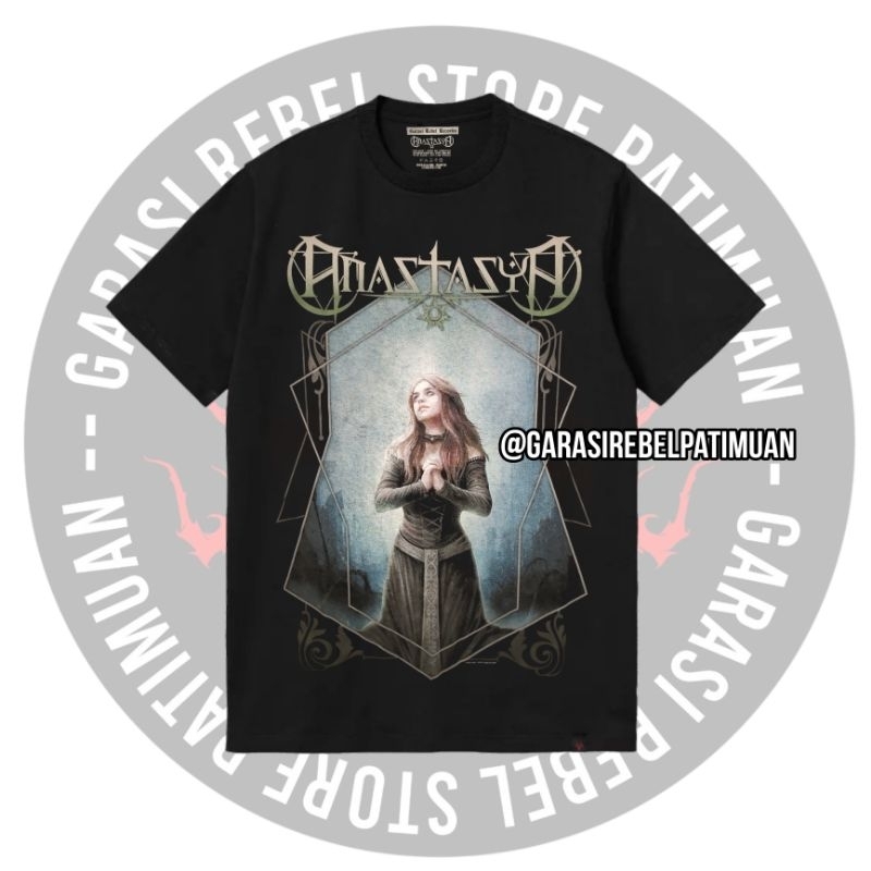 kaos anastasya gothic metal x garasi rebel distro tshirt metal original baju distro gutsbully xtab t
