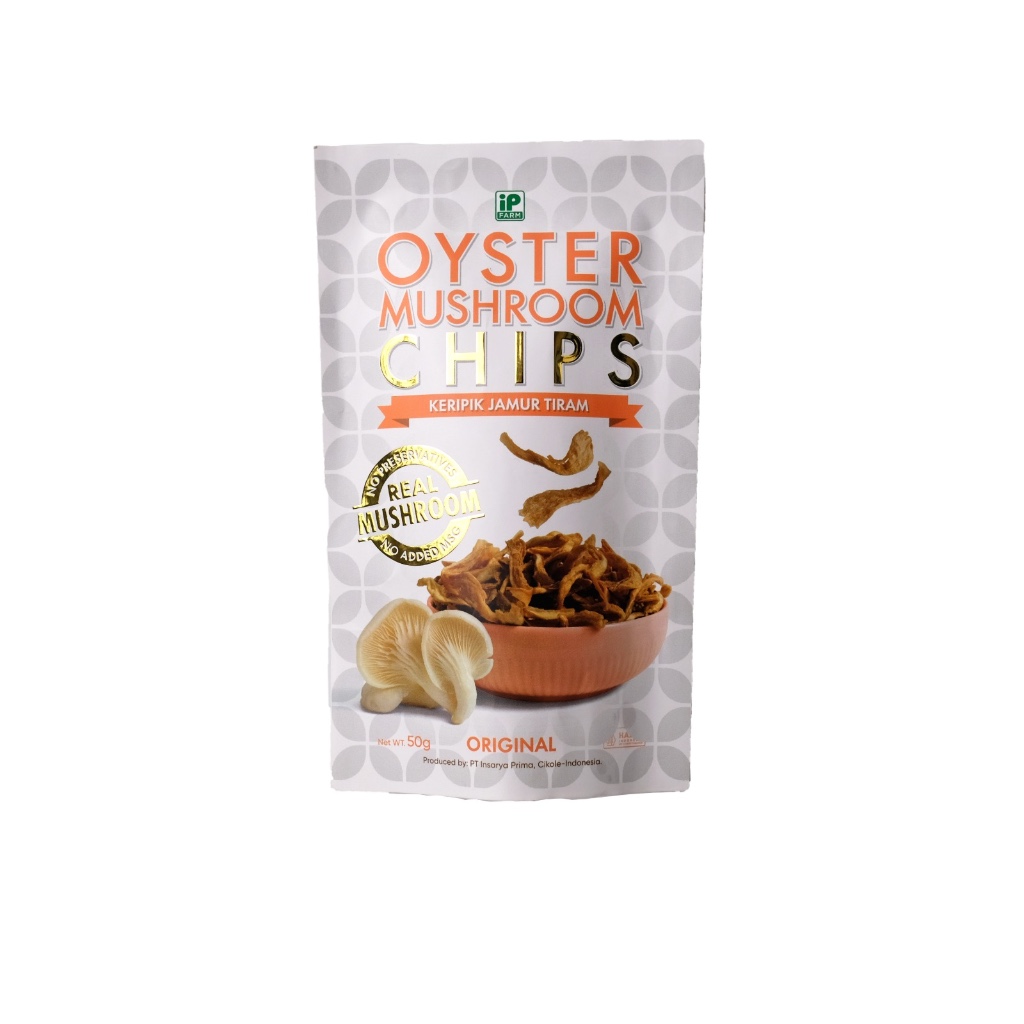 

Oyster Mushroom Chips New Packaging