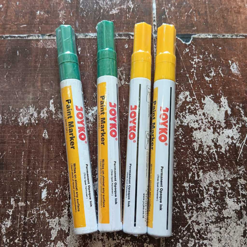 

SPIDOL CAT JOYKO KUNING, HIJAU SPIDOL PAINT MARKER ROUND