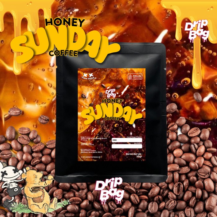 

Honey Sunday 1 Drip Bag Coffee - ( kopi instant filter )