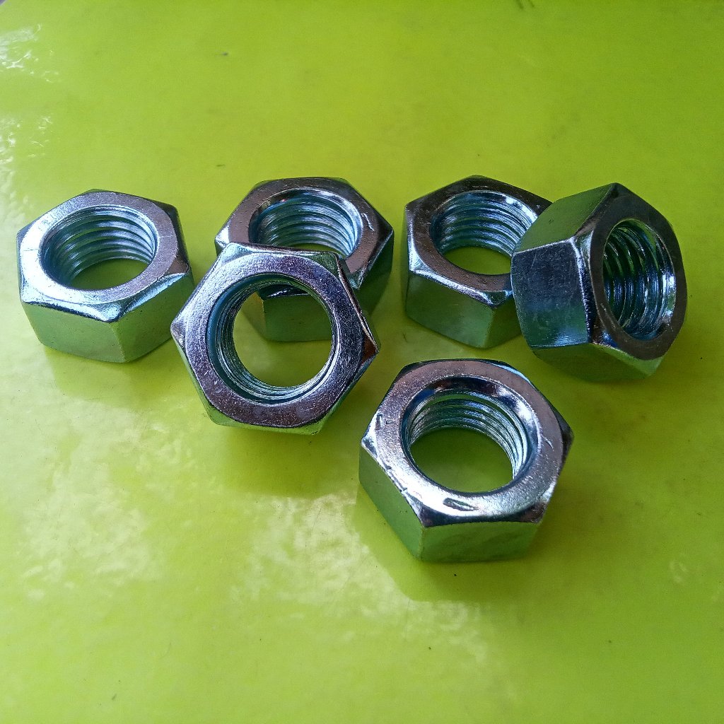 MUR PUTIH M22 / MUR BAUT KUNCI 32 / MUR M22 GALVANIS / MUR GALVANIZ M22 / NUT M22 BAUT 32