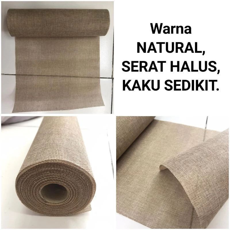 1 ROL (10 YARD) - KAIN GONI HALUS/ GONI SINTETIS/ BAHAN  DIY MAHAR