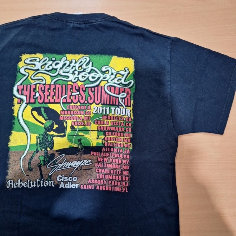vintage kaos band slightly stoopid original kemuri nofx ramones