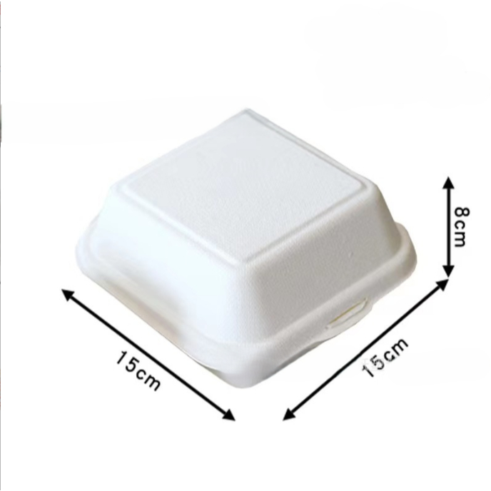 POPIBake 10pcs burger box bento PUTIH box kotak box kue bento cake