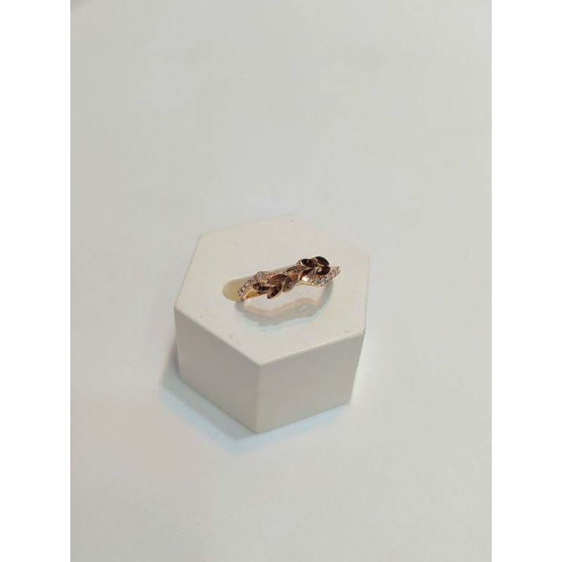 Cincin Emas Fashion 1.1 Gram 16K 700 Size 10 (CH348)