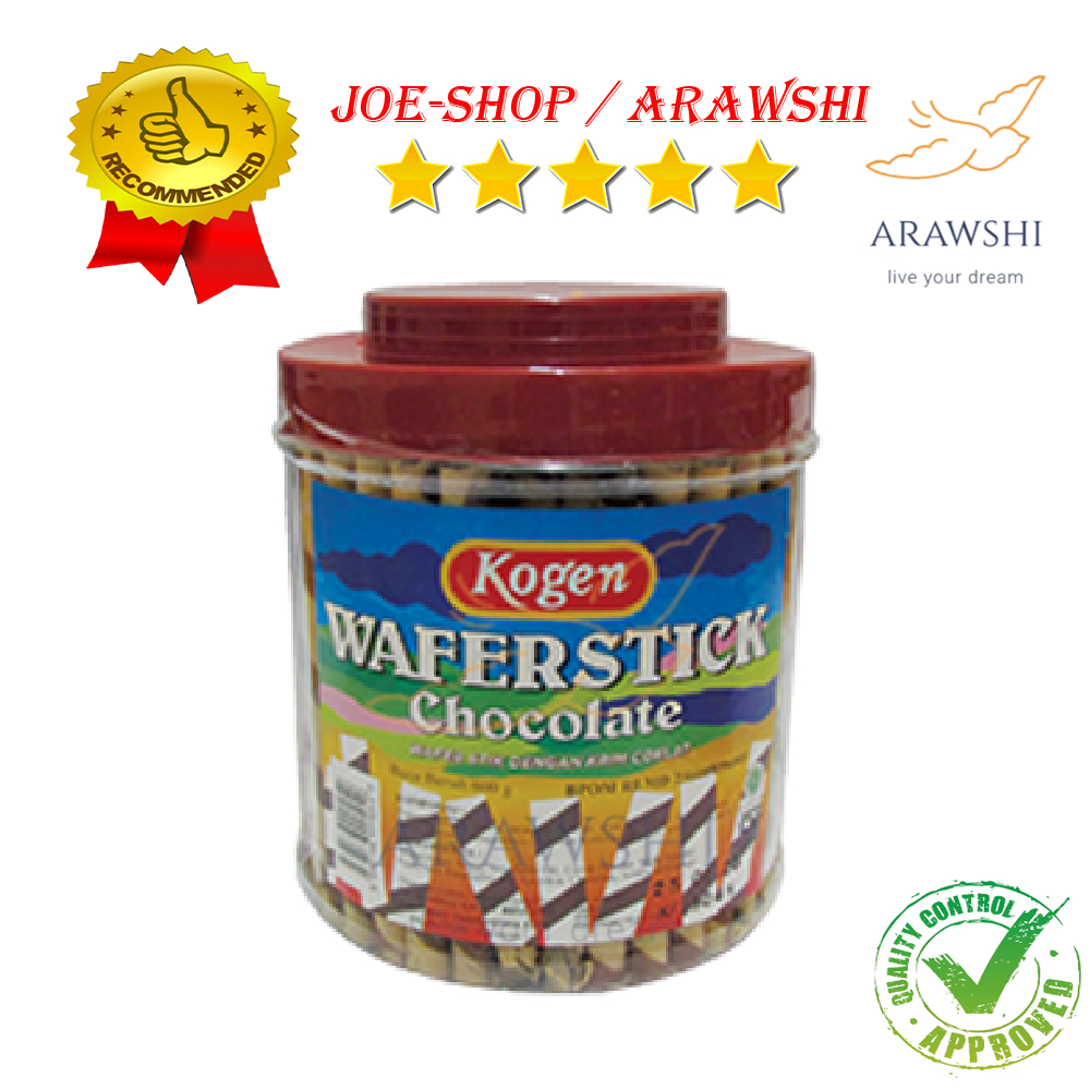 

KOGEN WAFER STICK CHOCOLATE DENGAN KRIM COKELAT TOPLES 600 gr