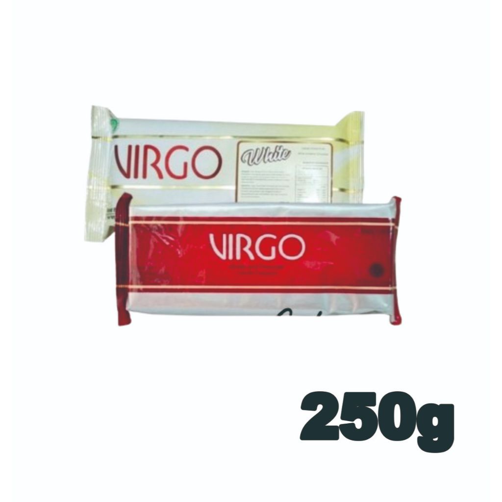 

COKLAT BATANG VIRGO 250GR - VIRGO WHITE CHOCOLATE COMPOUND 250GR