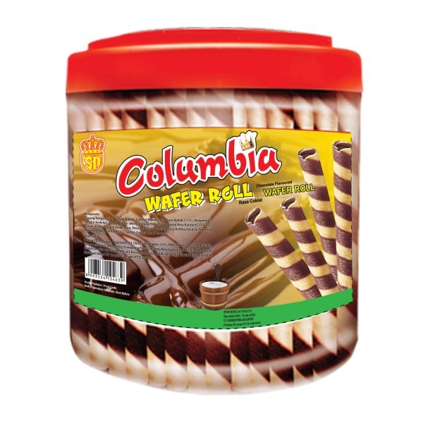 

WAFER ROLL COLUMBIA RASA COKLAT 400 GRAM