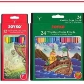 

pensil warna joyko 12-24 pendek dan panjang peralatan sekolahTK SD SMP SMA