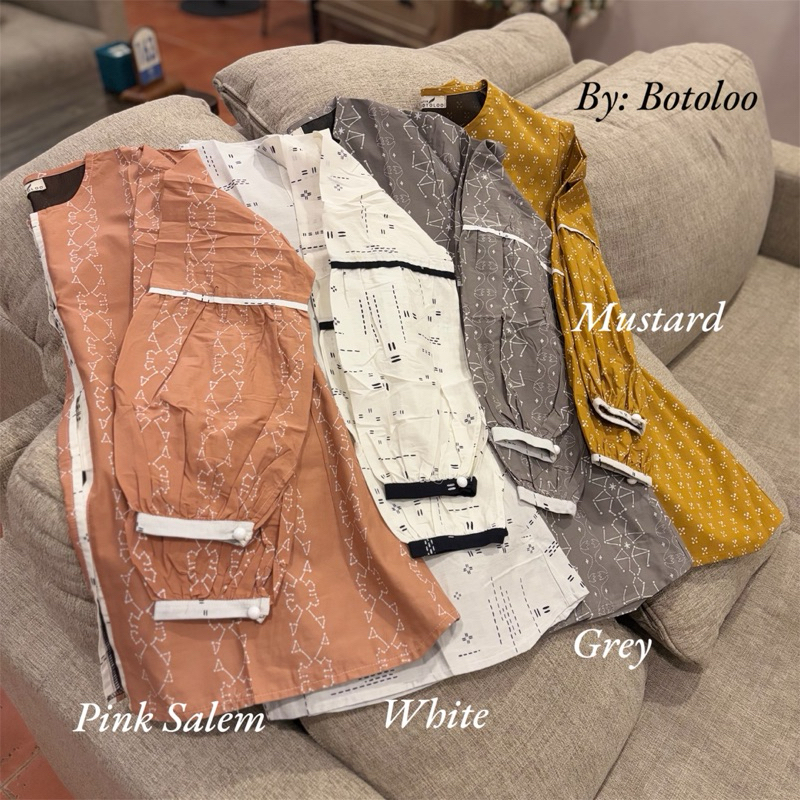 BLOUSE BATIK UNIK LENGAN BALON