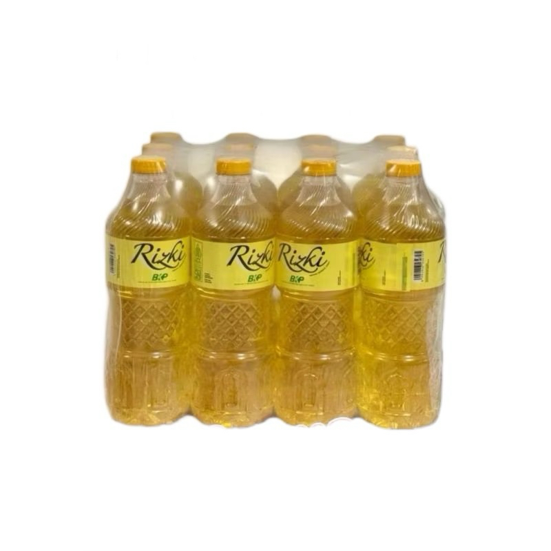 

Minyak goreng RISKI BOTOL 1 liter isi bersih 850ML (Per Karton isi 12botol)