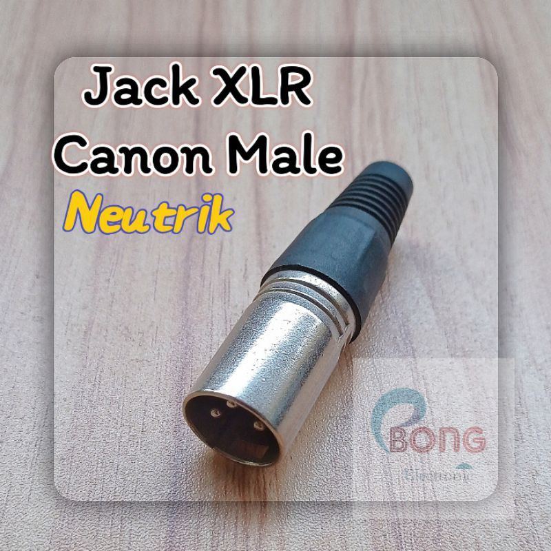 Jack Canon XLR Male Neutrik