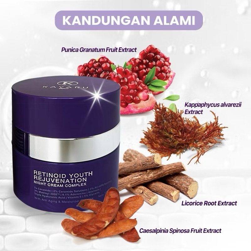 Serum KAYARU Mest Retinoid Youth Rejuvenation Night Cream Complex