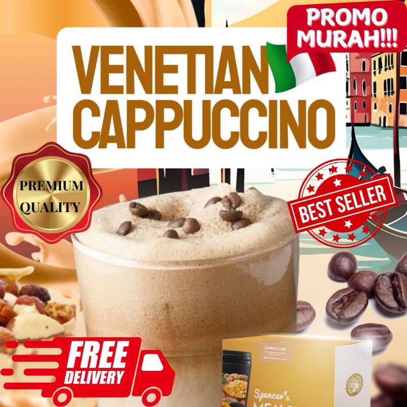 

PROMO!!! SPENCER'S MEALBLEND VARIAN RASA CAPPUCINO (1BOX ISI 15 SACHET) DIET SEHAT TANPA RIBET AMAN DIKONSUMSI SEMUA USIA, PENDERITA GERD DAN IBU MENYUSUI