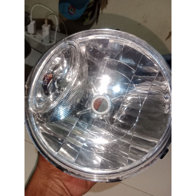 Reflektor lampu bulat Yamaha RX king