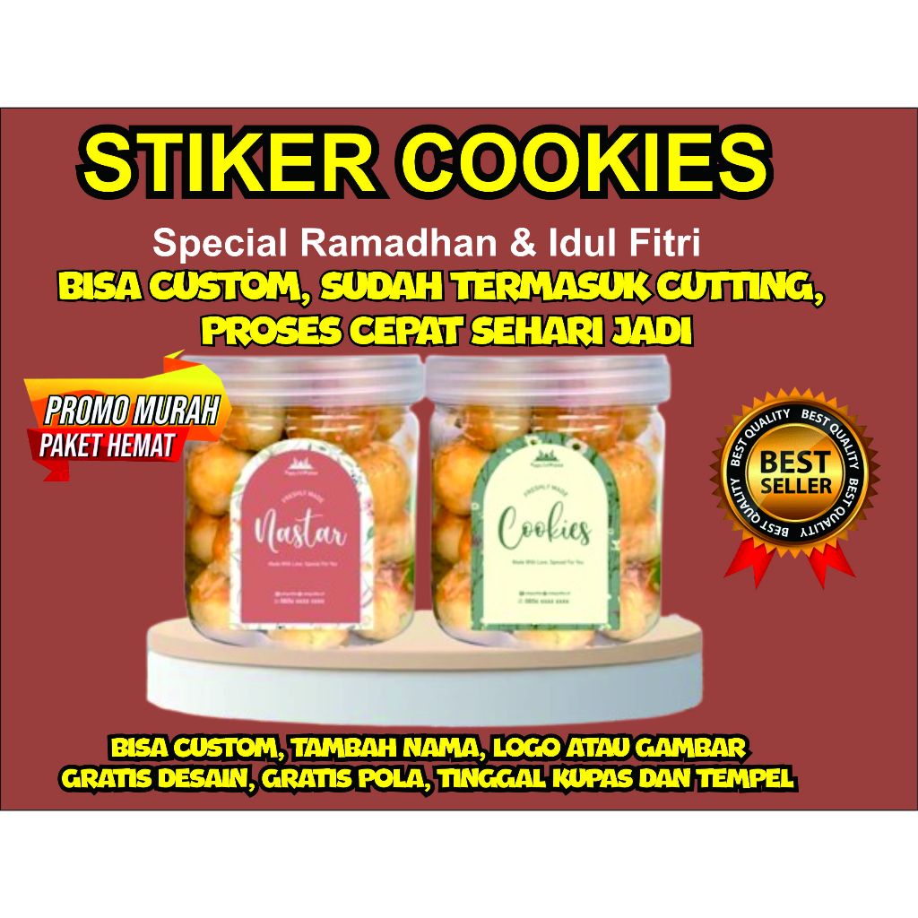 

STIKER KUE TOPLES | STIKER KUE KERING | STIKER LEBARAN | STICKER IDUL FITRI | STICKER LABEL|RAMADHAN