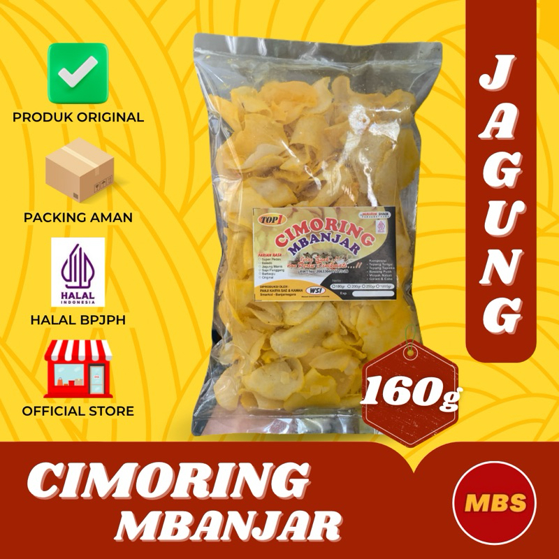 

CIMORING MBANJAR JAGUNG MANIS GURIH RENYAH 160g - MUBAROK SNACK
