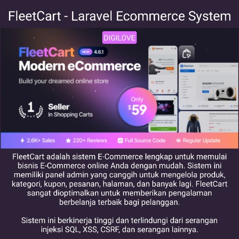 FleetCart - Laravel Ecommerce System