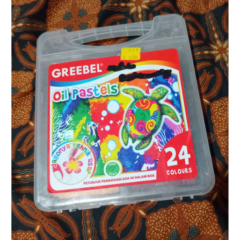 

Preloved Crayon Grebel/Oil Pastel