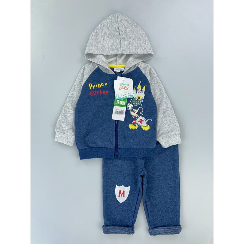 Disn*y baby Set Jaket dan Celana Bayi Anak Laki-laki Mickey muslim