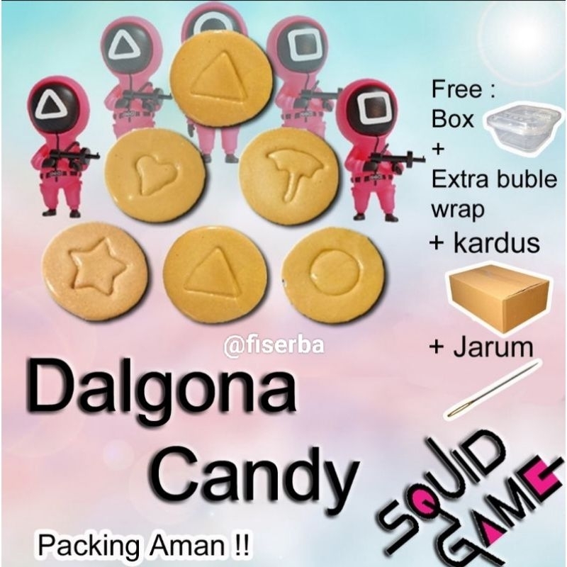 

Permen Korea Viral Dalgona Candy Squid Game /Paket Reseller