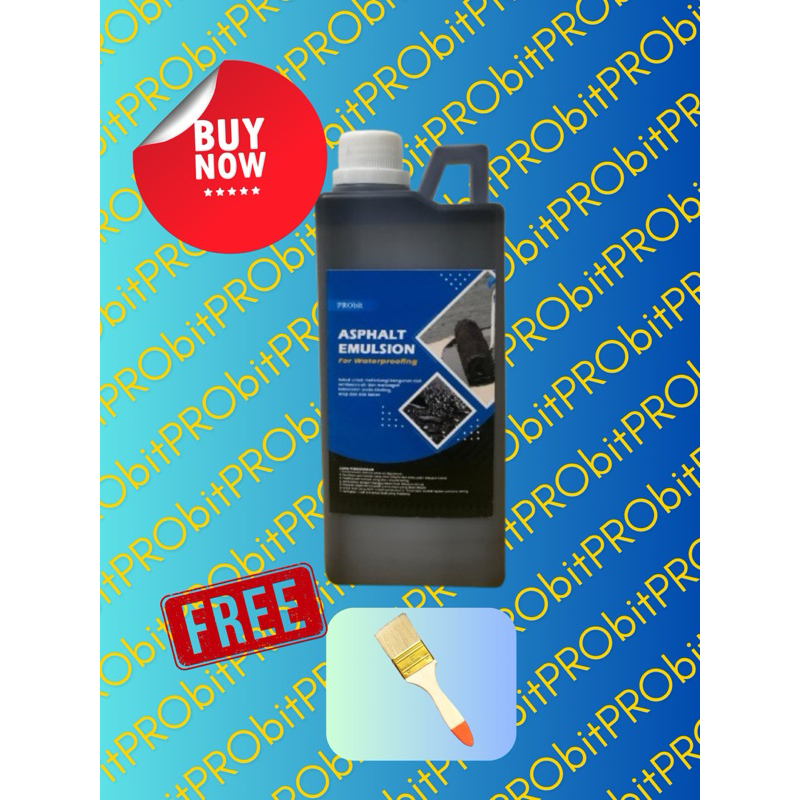 PRObit Aspal Cair 1 kg / Anti Bocor / Aspal Emulsi