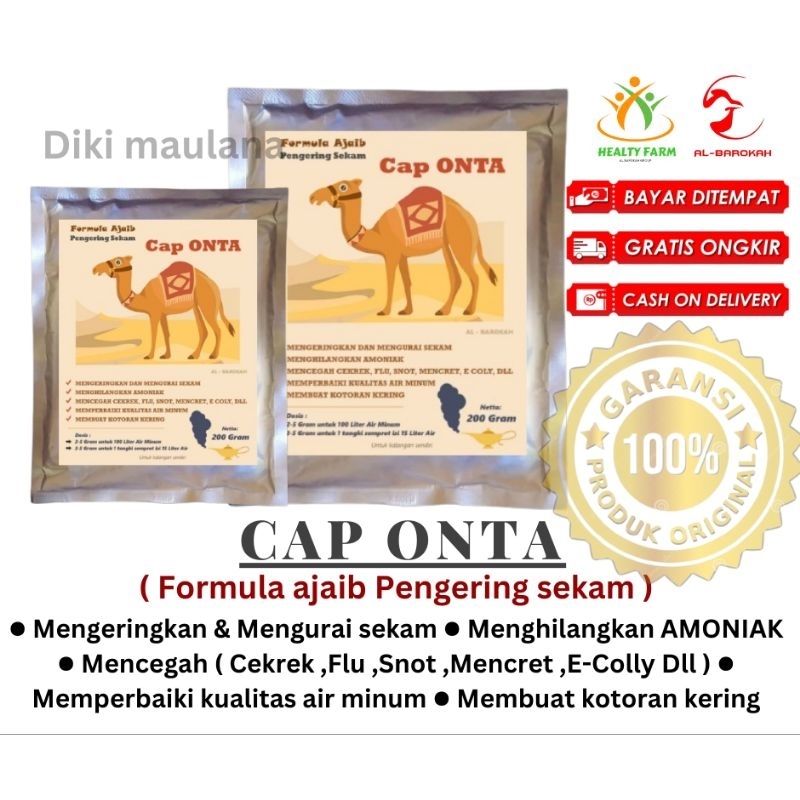 Decomposer-CAP ONTA ( Formula Ajaib Pengering Sekam ) Asma'an Netto 200 Gram