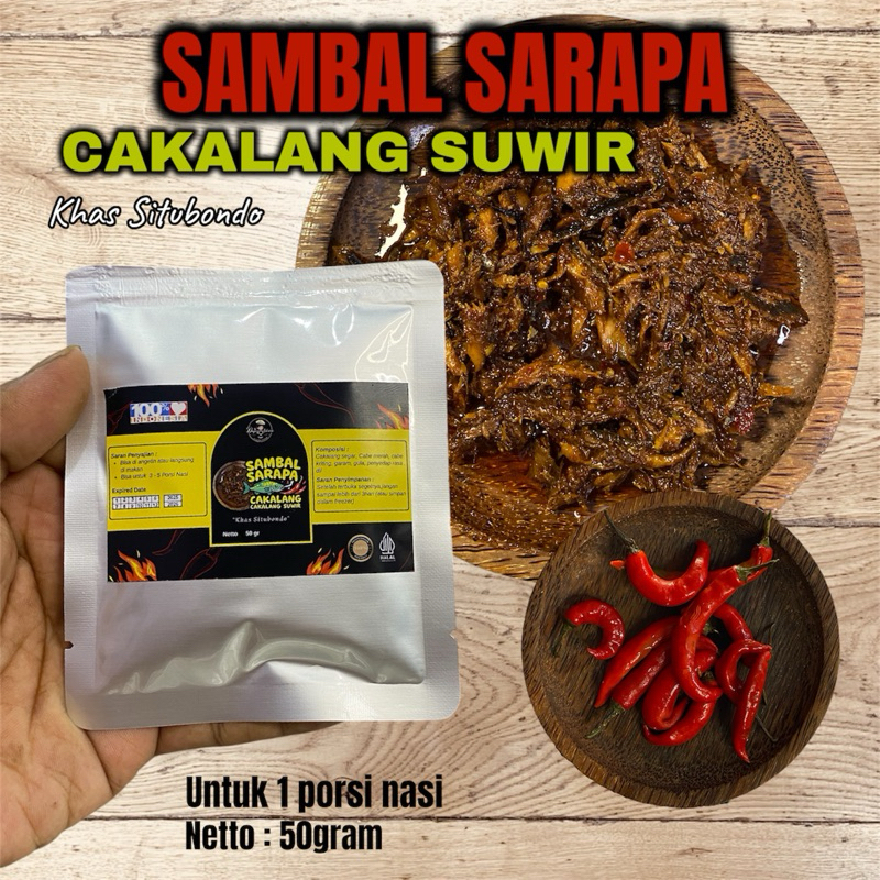 

Sambal sarapa cakalang suwir 30 dan 50gram (khas Situbondo)