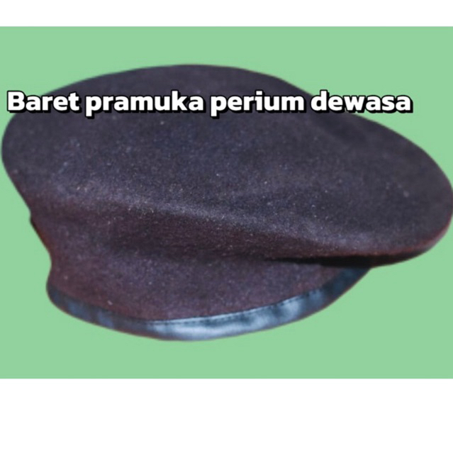 topi baret pramuka dewasa