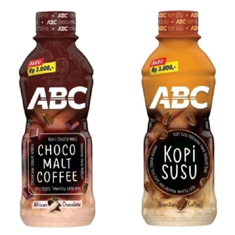 

ABC kopi susu botol 200ml