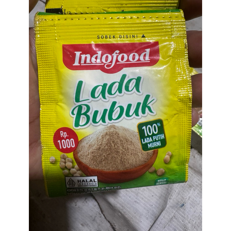 

Lada Bubuk Indofood 3g X12 Sachet