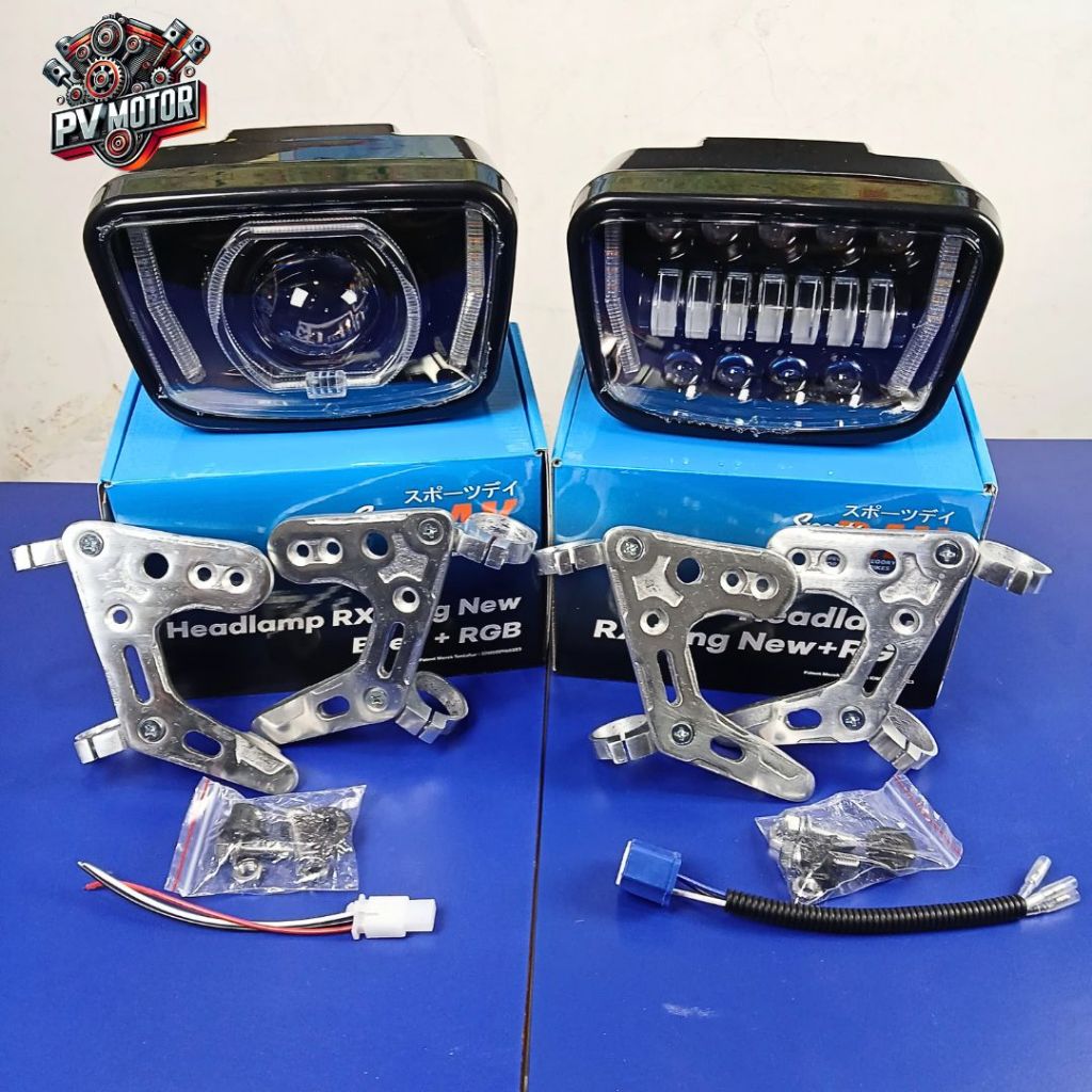 Lampu Daymaker Rx King Biled Rx King Set Kupingan Rx King + Warna Demon RGB Sports Day