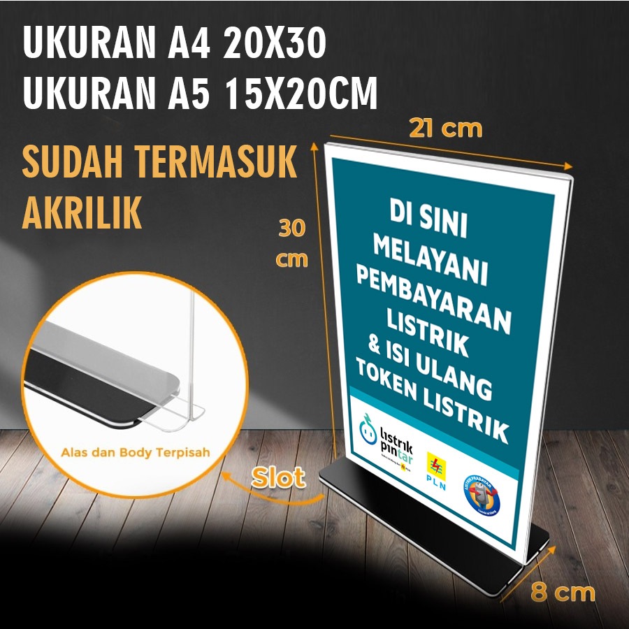 

AKRILIK + STIKER VINYL DISINI MELAYANI PEMBAYARAN LISTRIK