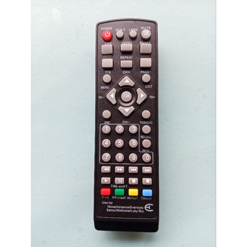 Remote STB Noise/Advance/Evercross/Sanex/Wellhome/Luby