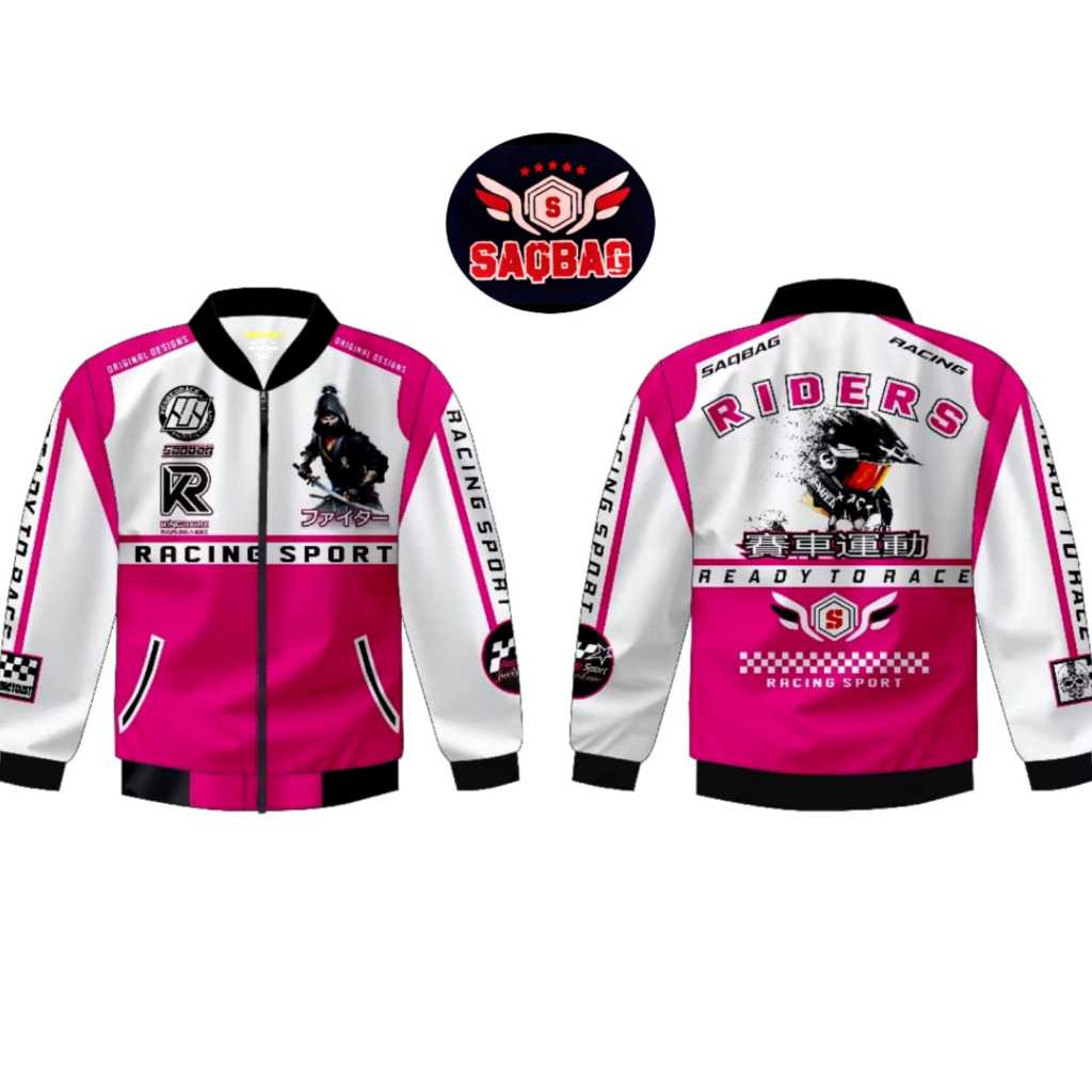 Jacket Pria Dan Wanita Nascar Jaket Sunomry Jaket Riding Ukuran M - XL