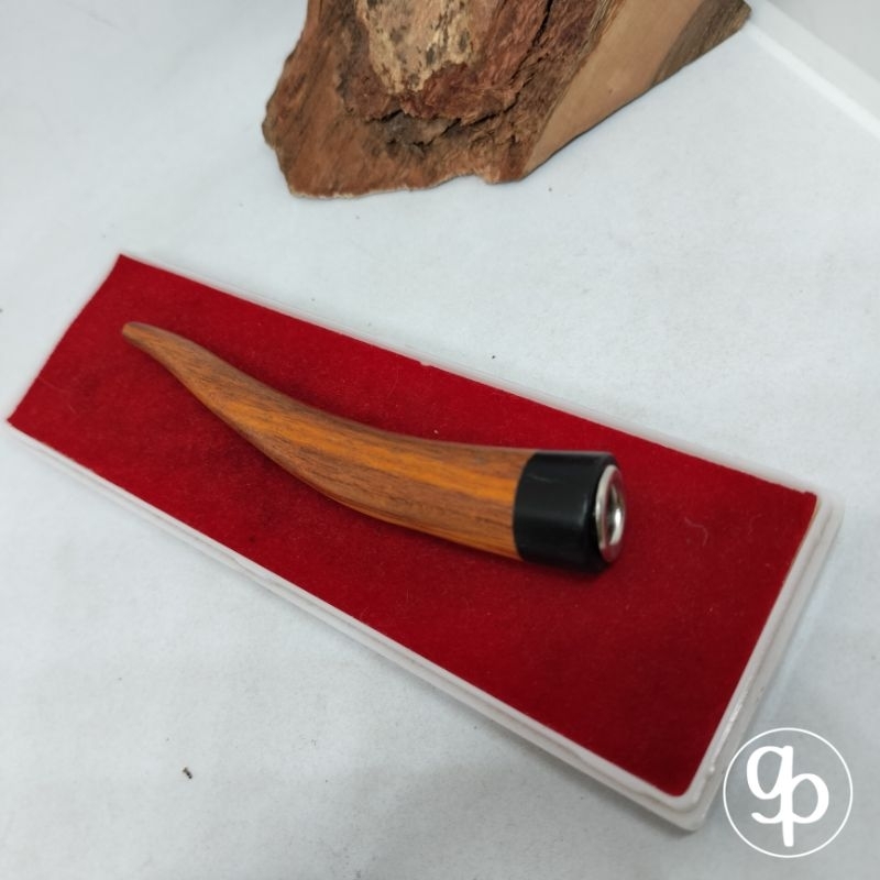 Pipa once / once cangklong / pipa rokok / padutan kayu secang kayu bajakah kombinasi kayu kelor hita