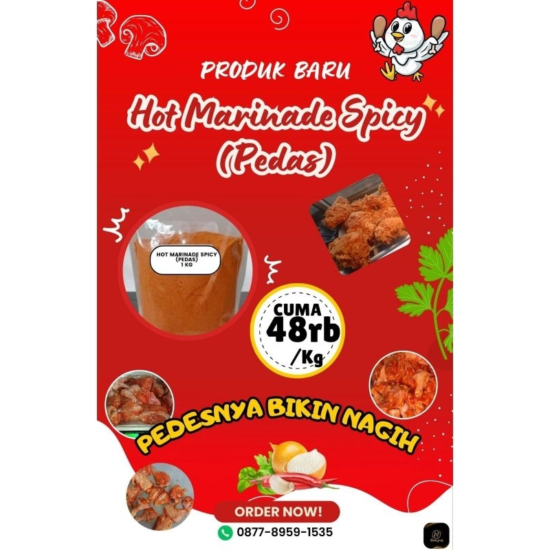 

Hot Marinade Spicy Pedas