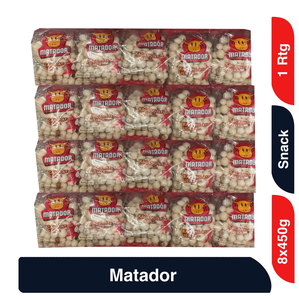 

Matador Kacang Atom Snack 8x450g