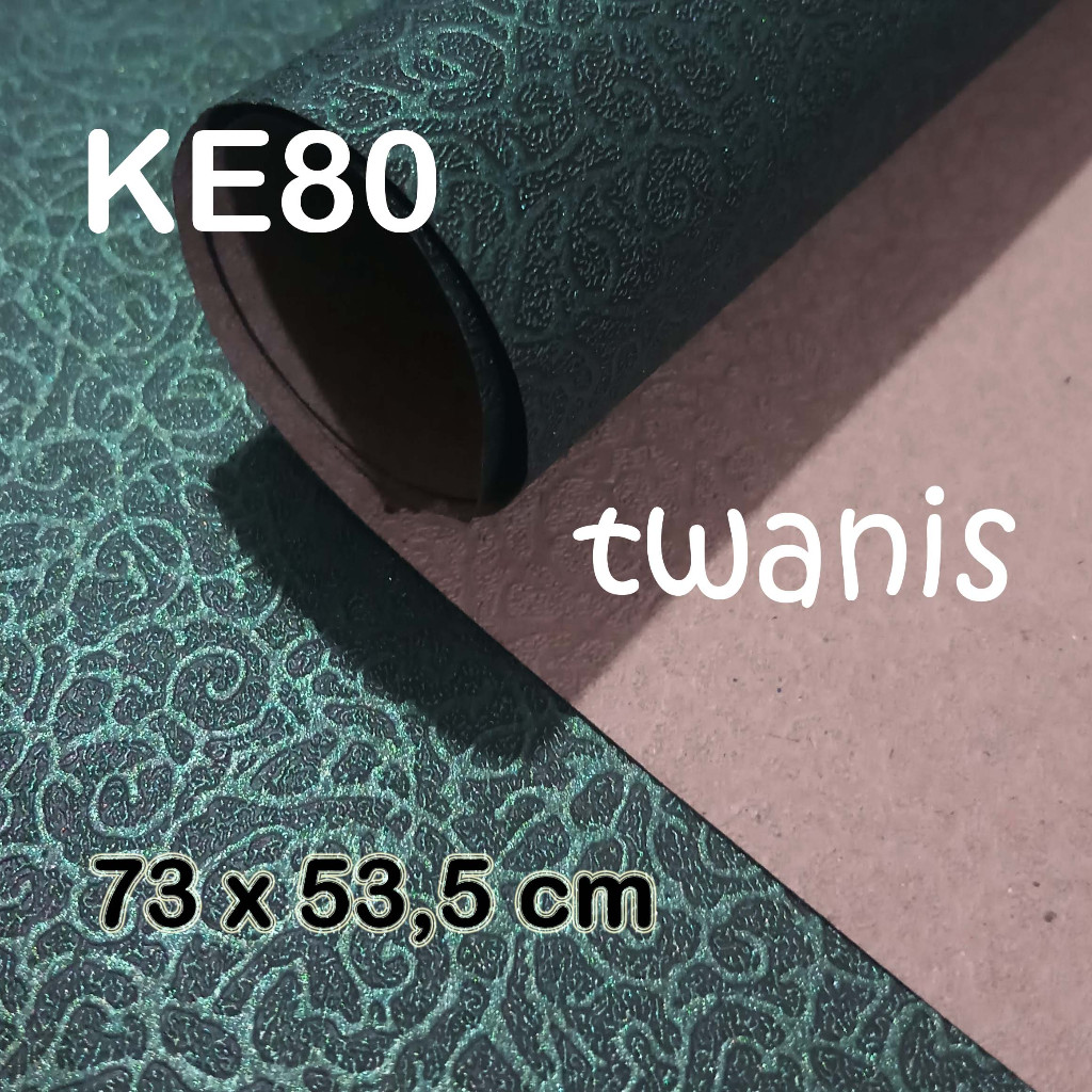 

Kertas Embos Eksklusif Warna Hijau kode KE80 isi 10 lembar